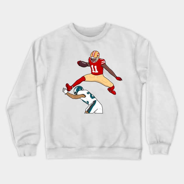 the hurdle of aiyuk Crewneck Sweatshirt by rsclvisual